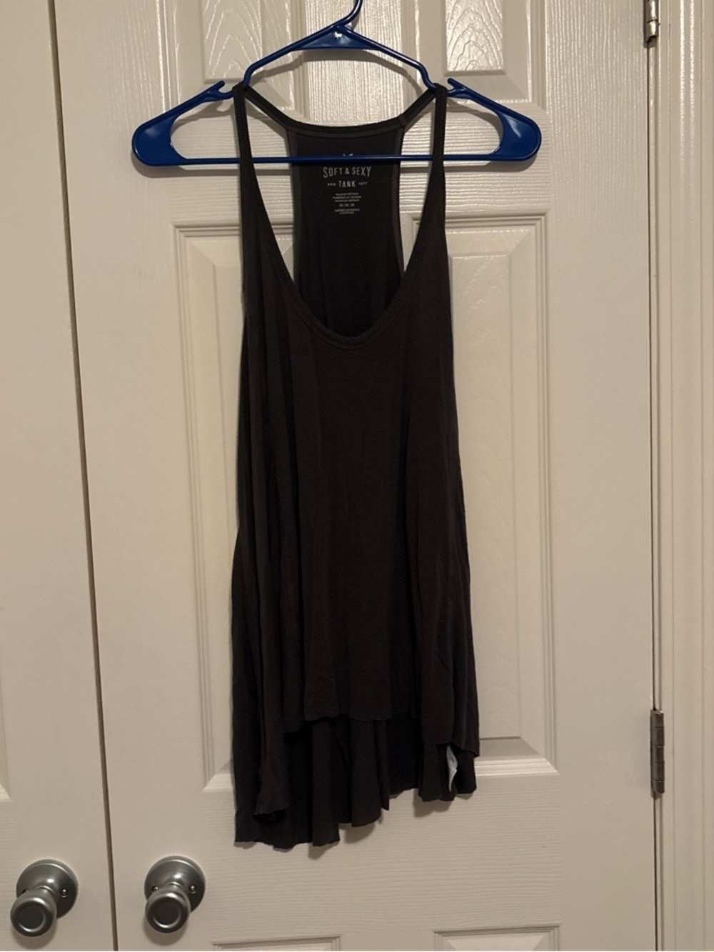 American Eagle Outfitters Dark Grey Soft & Sexy Tank